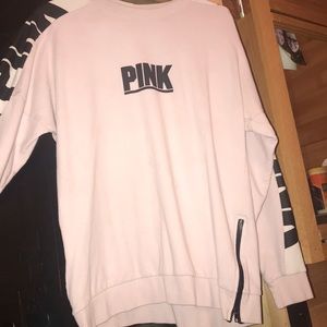 PINK long sleeve w/ zippers